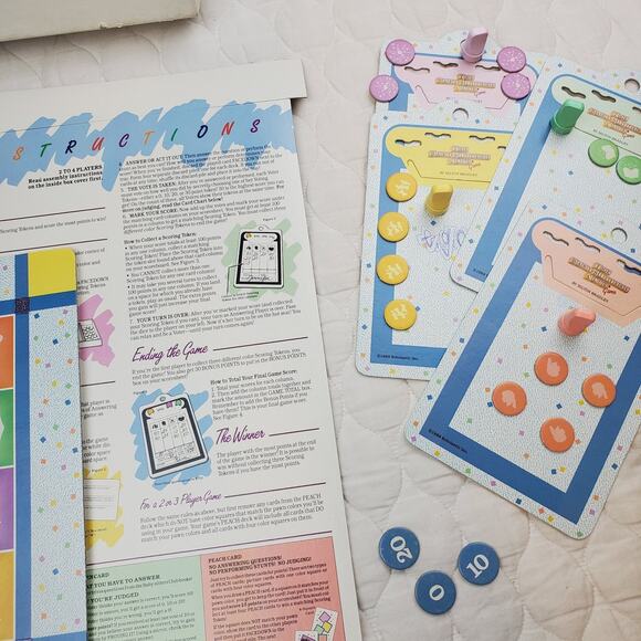 The Baby-Sitters Club Board Game Vintage 1989 Milton Bradley 80’s Teen Play Fun - Picture 6 of 15